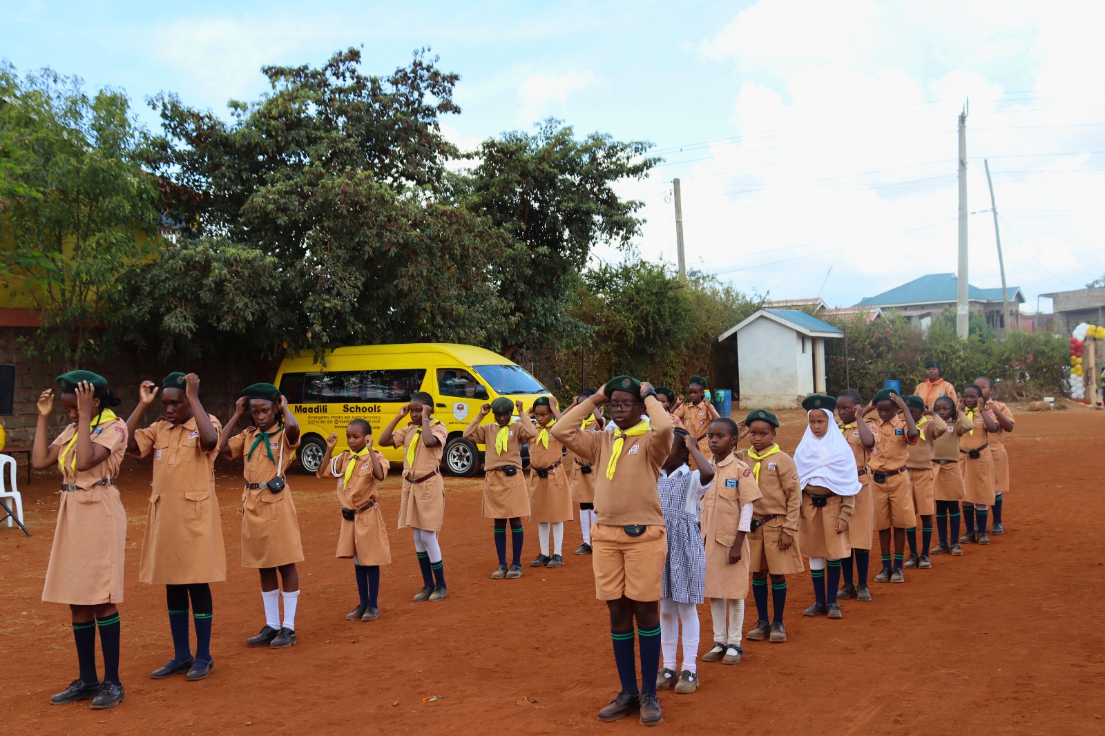 Scouts at Maadili Junior Schools